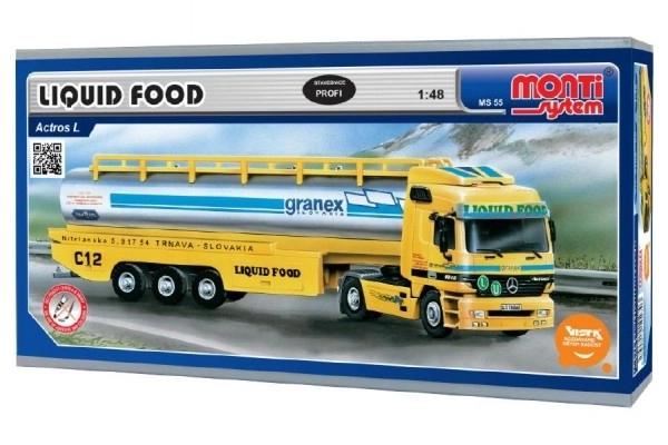 Komplet Monti System MS 55 Liguid Food Actros L-MB 1:48 v škatli 31,5x16,5x8cm