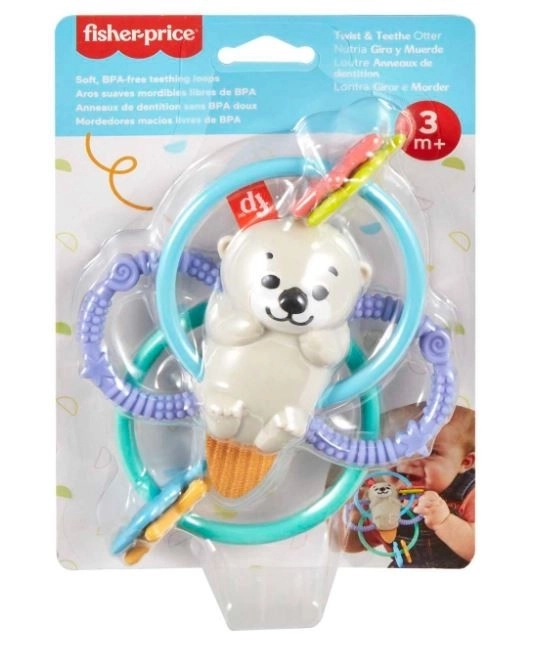 Zakręcony grizalo Vydra od Fisher-Price
