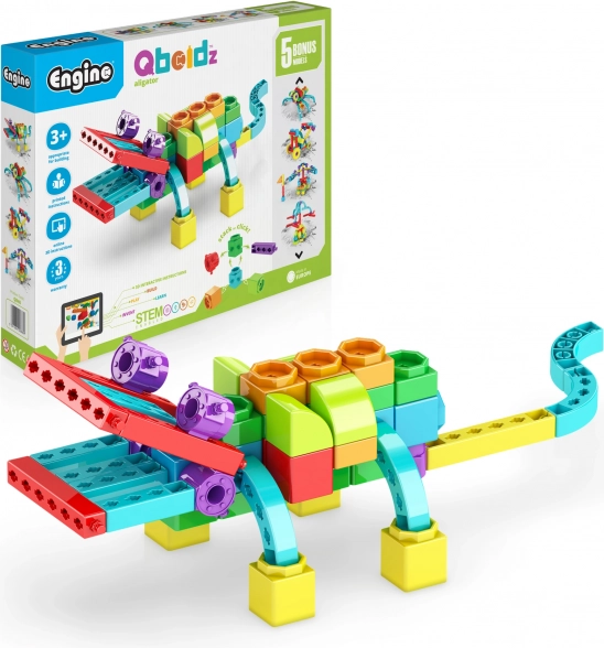 Komplet Aligator Engino Qboidz za otroke