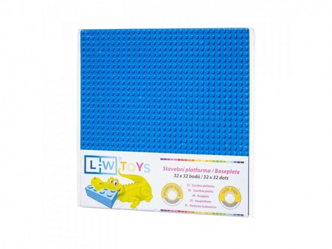 L-W Toys Osnovna plošča 32x32 modra