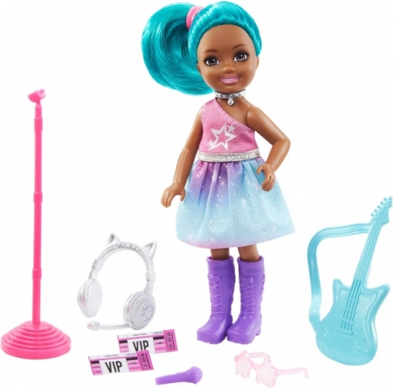 Punčka BARBIE Chelsea pevka