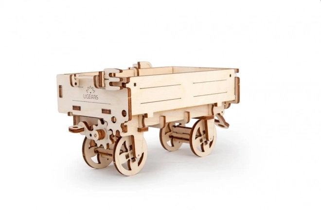Ugears 3D sestavljanka - Prikolica 68 kosov