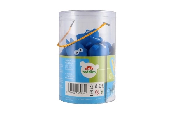 Morski pes igračka luč v vodi plastika 6cm na baterije 15kosov v posodi