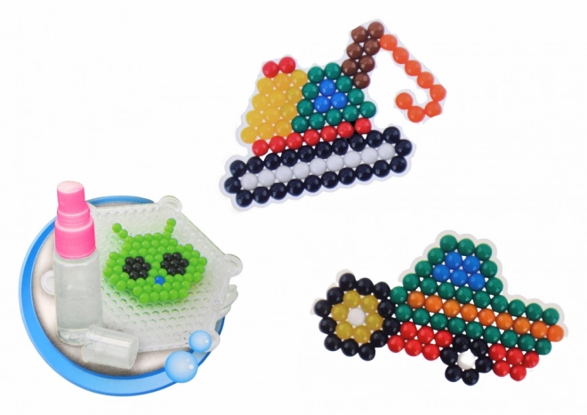 Set vodnih biserov DIY Magic Beads 8 barv Gradbena vozila
