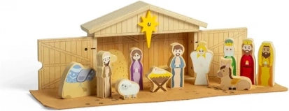 Bigjigs Toys Lesene božične jaslice