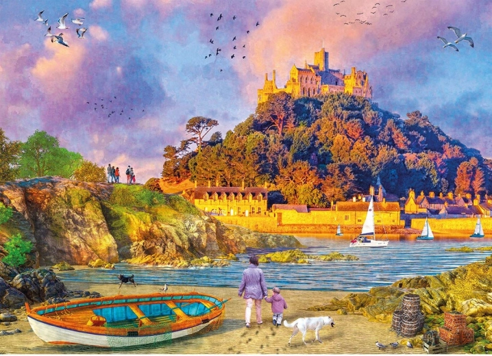 Sestavljanka Mont Saint-Michel 1000 kosov