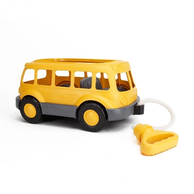 Green Toys vlečna šolski avtobus