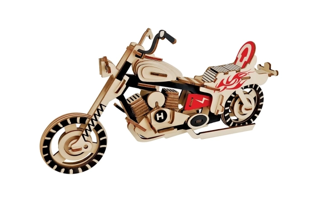 Lesni izdelki Lesena 3D sestavljanka Motor HD I