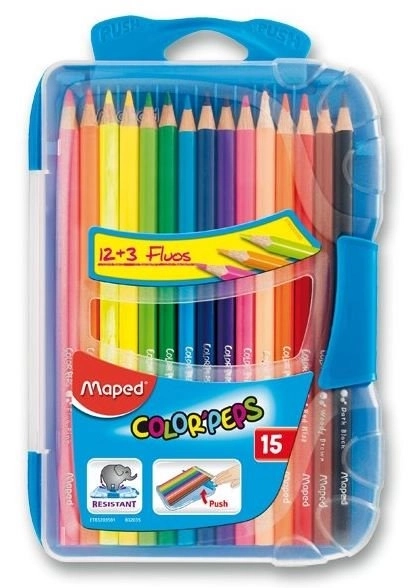 Trikotne barvice Maped Color'Peps Smart Box 15 kos