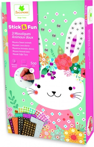 Stick & Fun - Majhna mozaika Prisrčne živali