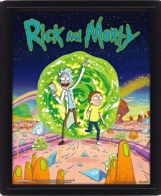 3D slika v okviru Rick and Morty Portal