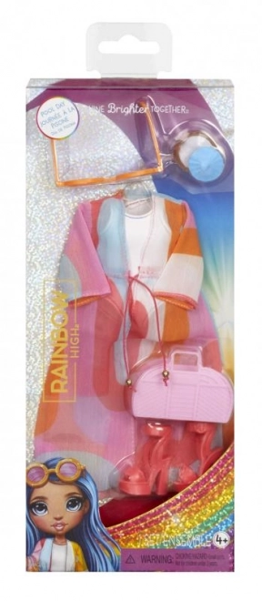 Oblačila Rainbow High Dan ob bazenu