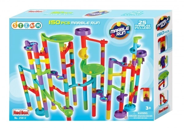 Krožna proga iz plastičnih kroglic 150 kosov v škatli 54x38x8cm