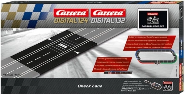 merjenje vmesnih časov Check Lane za avtomobilske steze Carrera DIGITAL 132/124