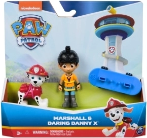 Komplet figur PAW PATROL Marshall in pogumni Danny X