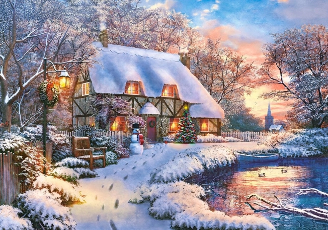 Sestavljanka 500 koščkov Winter Cottage