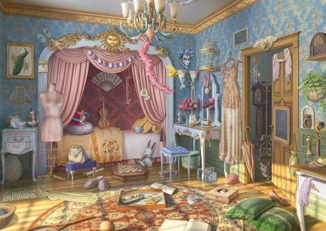 SCHMIDT Secret puzzle June's Journey: Spalnica gospodične June 1000 kosov