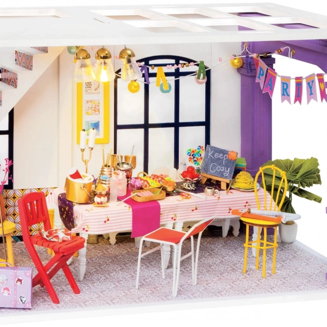Miniatura hiške Party Jedilnica od Rolife