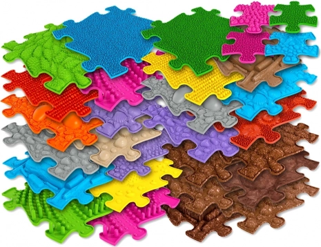 Woopie ortopedska senzomotorična podloga Royal Puzzle, 26 delov + 4 mali