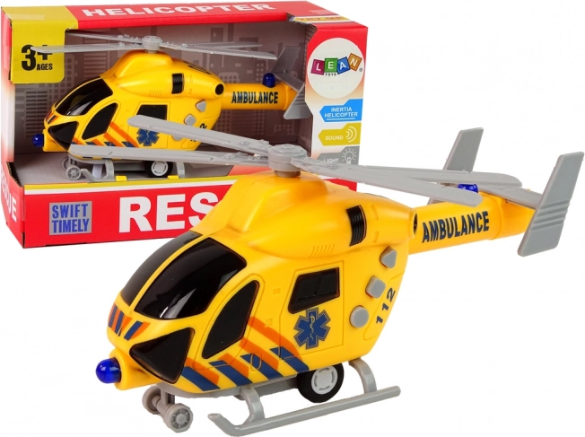 Reševalni helikopter s svetlobnimi in zvočnimi učinki