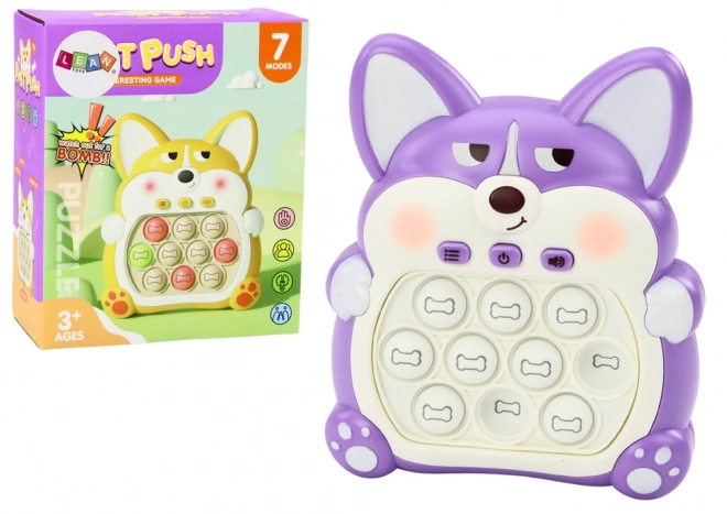 Arkadna igra Pop-It Fox za konzolo 7 igralnih načinov Vijolična