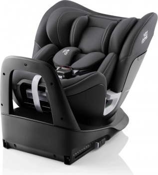 Otroški avtosedež Swivel 2, Midnight Grey – 360° vrtljiv ISOFIX od rojstva do 7 let
