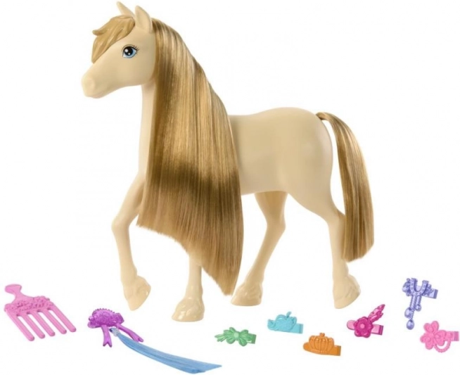 barbie skrivnosti: konj tornado z dolgo grivo za oblikovanje