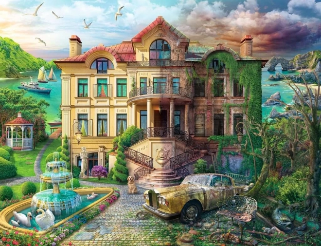 Ravensburger sestavljanka Dvorec v zalivu 2000 koščkov