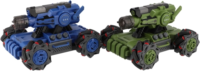 Tanky z oddajanjem pare s svetlobo na daljinsko upravljanje - 2 kosa