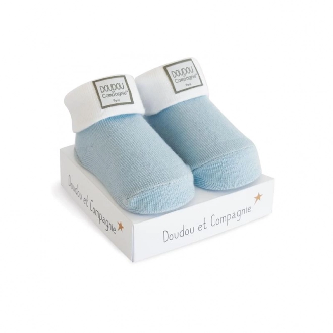 Doudou nogavice za fantka 0-6 mesecev 1 par