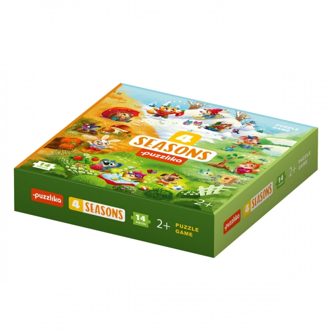 Puzzlika Štiri letni časi otroški poučni puzzle