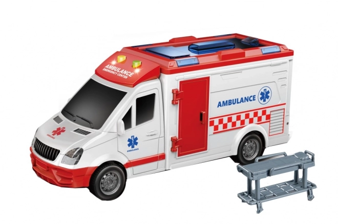 Reševalno vozilo 1:16 z realističnimi učinki