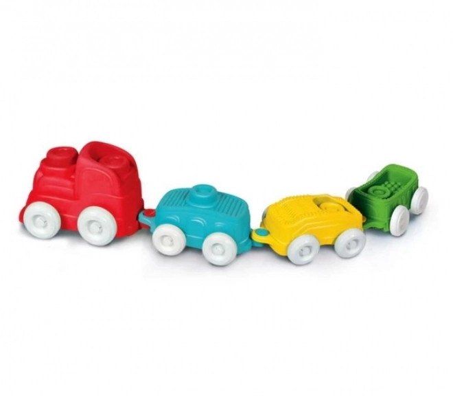 CLEMENTONI Soft Clemmy Senzorični vlak z kockami