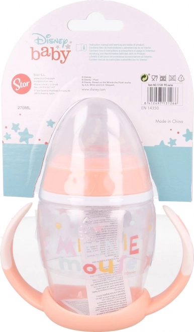 STOR Vrček z ročaji in silikonskim nastavkom 270ml Minnie