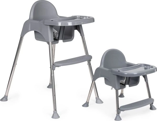 ECOTOYS Otroški Stolček 2v1 siva