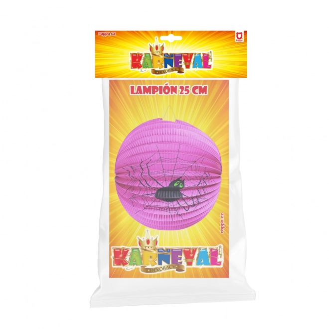 Lampion za noč čarovnic pajek 25 cm