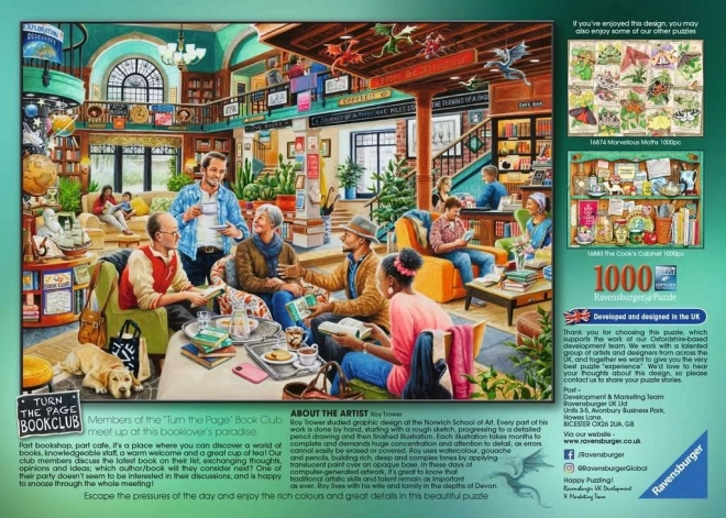 Puzzle Knjižni klub Turn the Page 1000 kosov