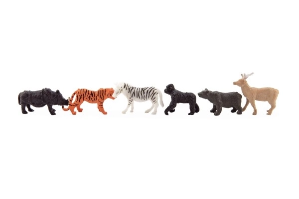 Mini safari ZOO živali plast 5-6cm 12kos v vrečki