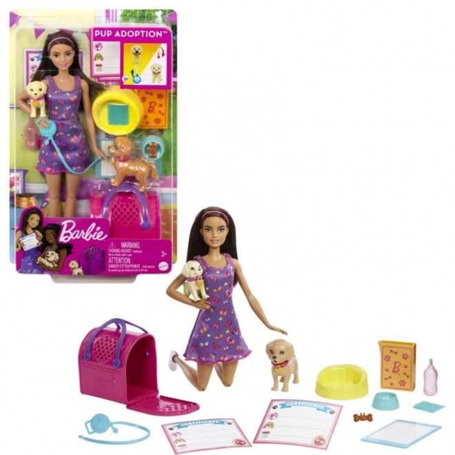 Barbie Lutka s psički HKD86