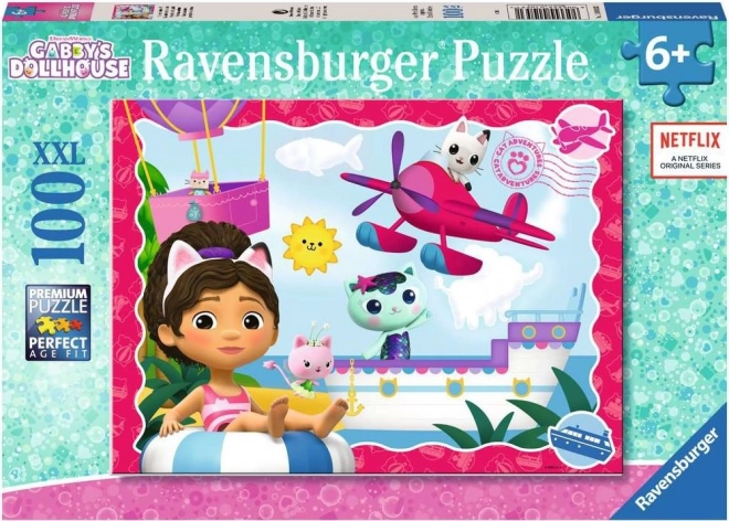 Ravensburger puzzle Gábina čarobna hiška XXL 100 kosov