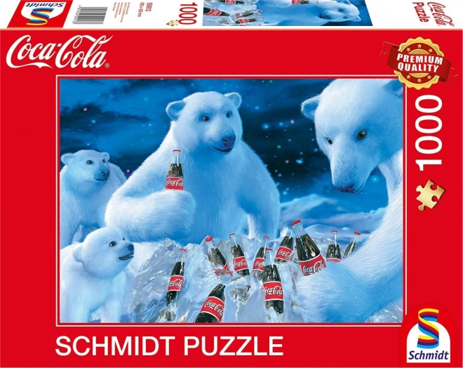 Sestavljanka Coca Cola Polarni medvedi 1000 kosov