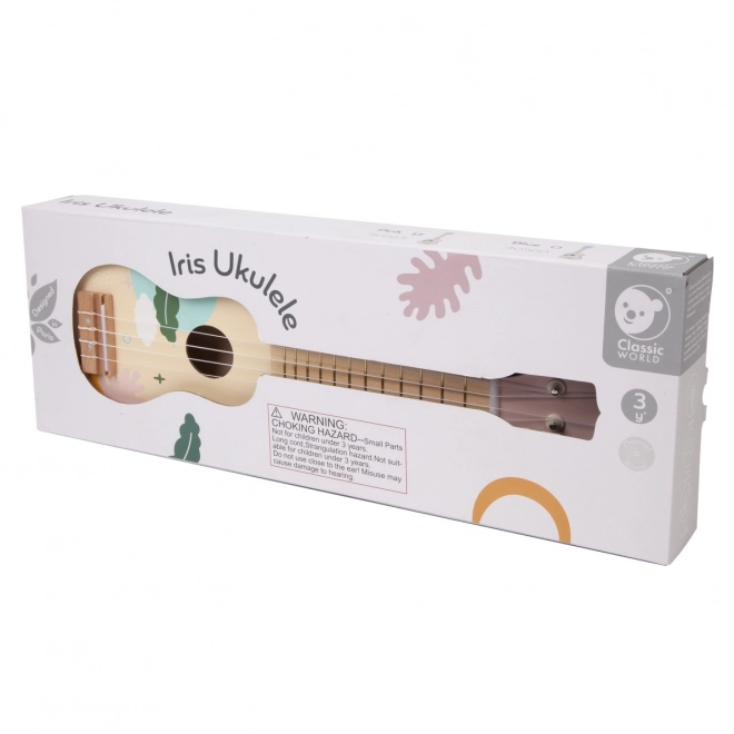 Klasični svet leseno ukulele za otroke roza