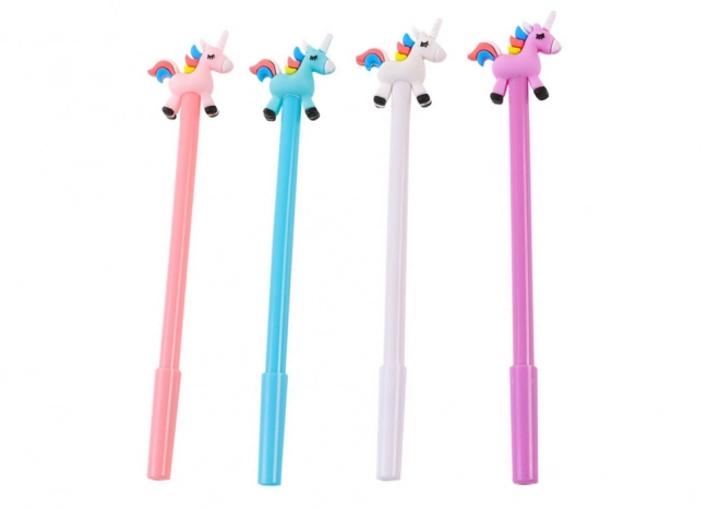 Kemični svinčnik Unicorn Stopper Črno Pero Mix Bela Roza 0,5 mm