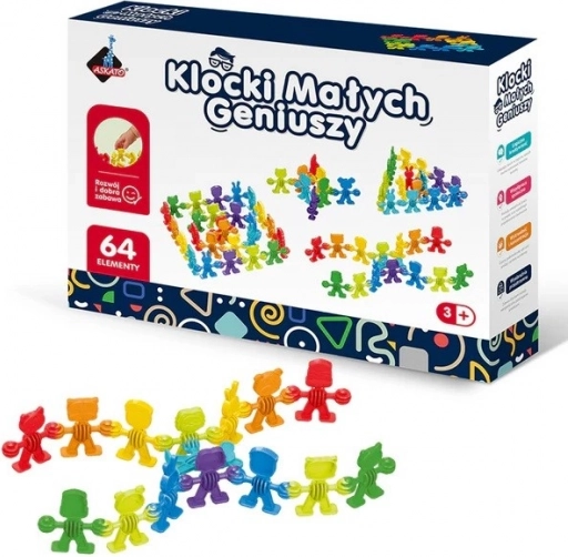 Kocke Mali Geniji – računalske figurice, 64 kosov