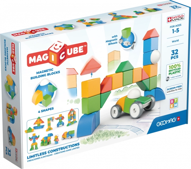 GEOMAG Magnetne kocke Magicube Shapes - Svet 32 delov