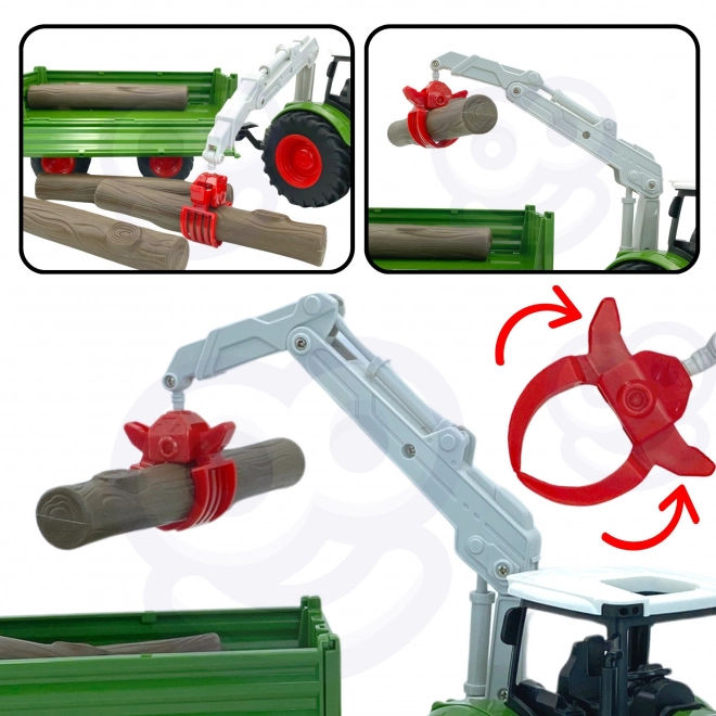 Komplet kmetijskih strojev traktor mini farma WOOPIE