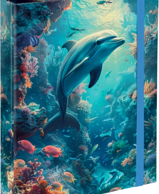 Mape za šolske zvezke BAAGL Delfin A5