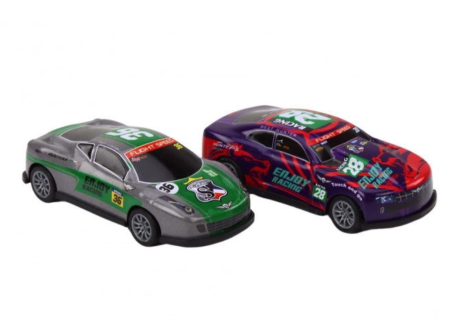 Set majhnih avtomobilov Cars Sport Racing 1:64 10 kos.