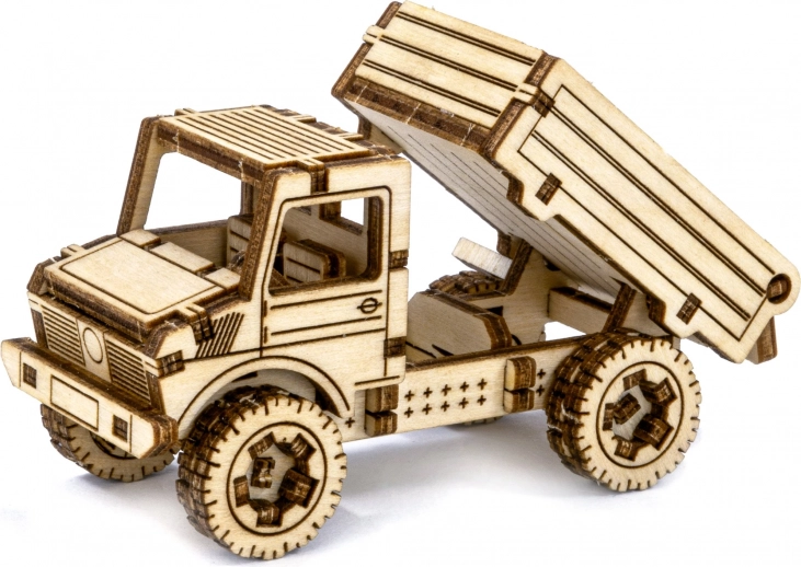 Lesene 3D sestavljanke WOODEN CITY Superfast tovorni avtomobil