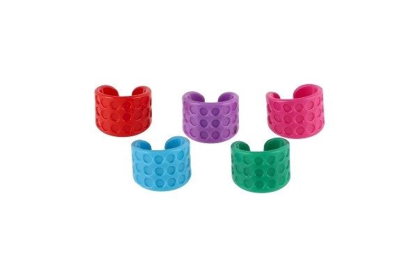 Komplet prstanov ustvarjalni set plastika v škatli 12x21x3,5cm 12 kosov v škatli